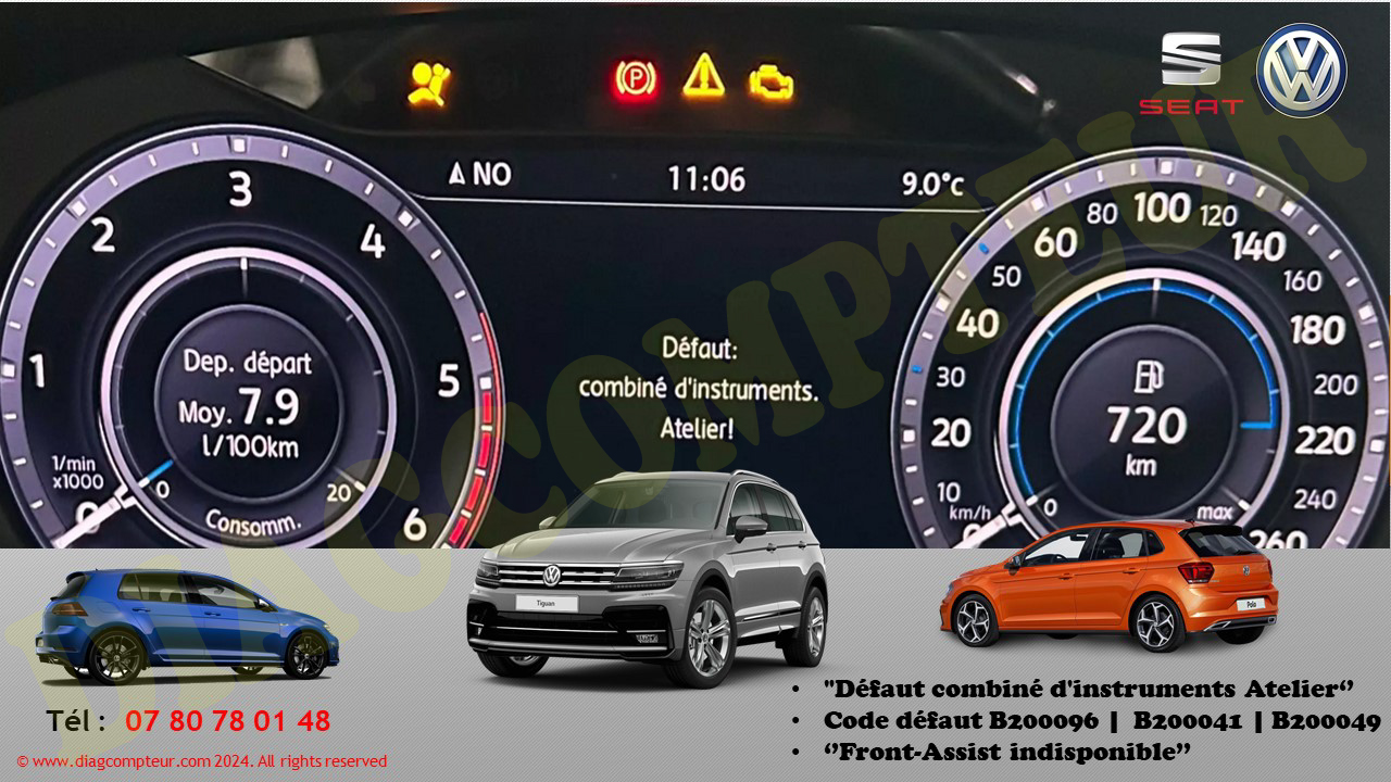 Défaut compteur Virtual Cockpit